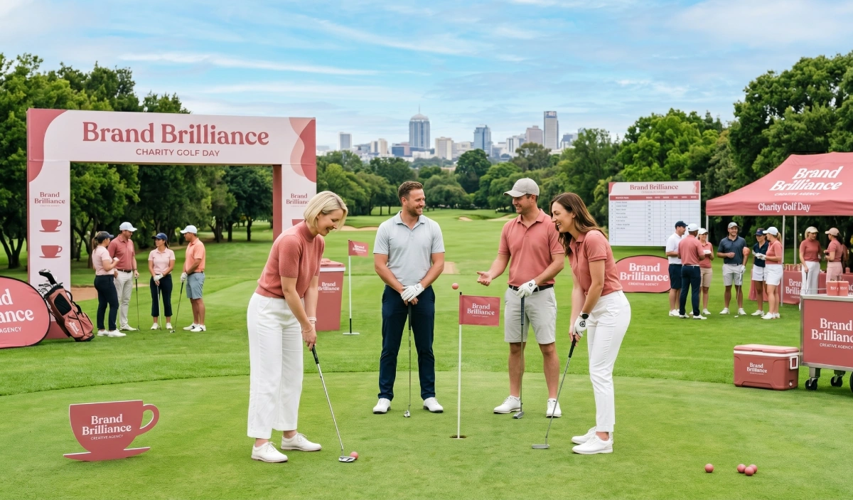 Brand Brilliance corporate golf day experience for client networking in Sandton, Johannesburg